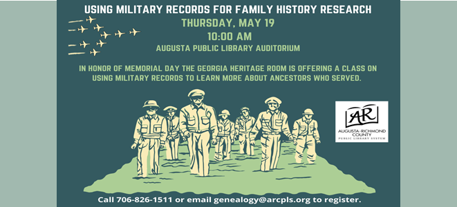 Using Military Records for Family History Research