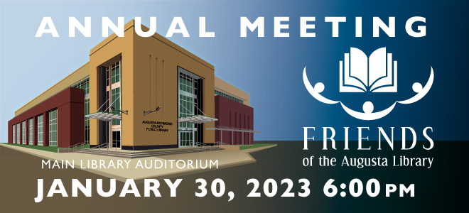  Friends of the Augusta Library Annual Meeting 