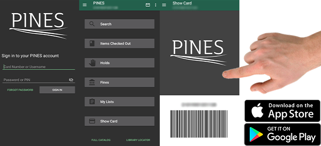 Access PINES From Your Phone!
