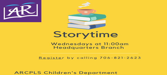 Storytime is Back!