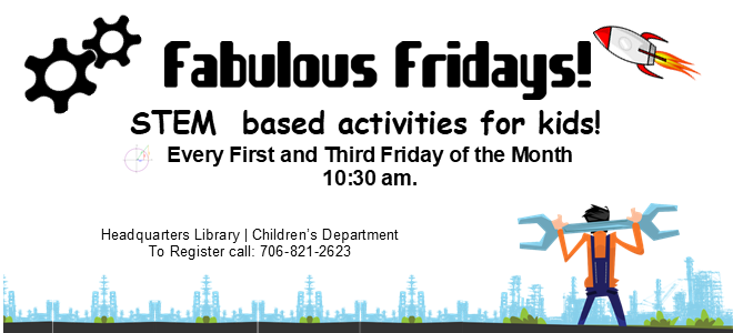 Fabolous Fridays! Activities for kids!